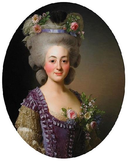 Alexandre Roslin Portrait of Countess de Baviere Grosberg